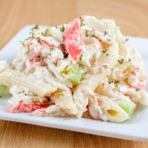 pasta crab salad recipe summer food