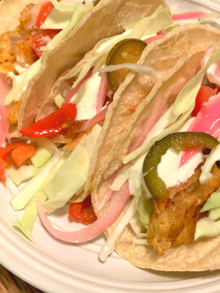 Fish Tacos on Corn Tortillas | amfthings.com