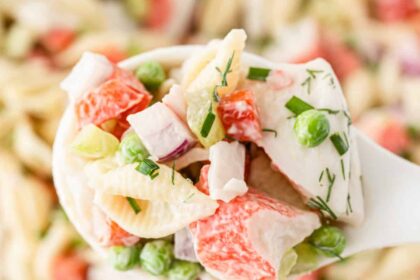 Crab Pasta Salad shells