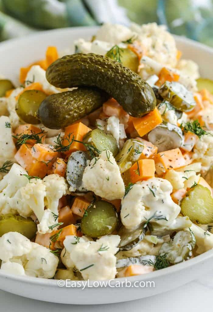 Dill Pickle Salad Cauliflower OR Pasta