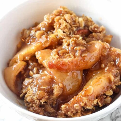 Easy Apple Crisp (Streusel) With Oat Crumble | All My Favorite Things