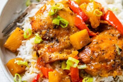 hawaiian chicken recipe pineapple over rice crockpot