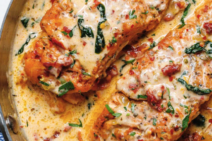 tuscan salmon recipe in cream sauce