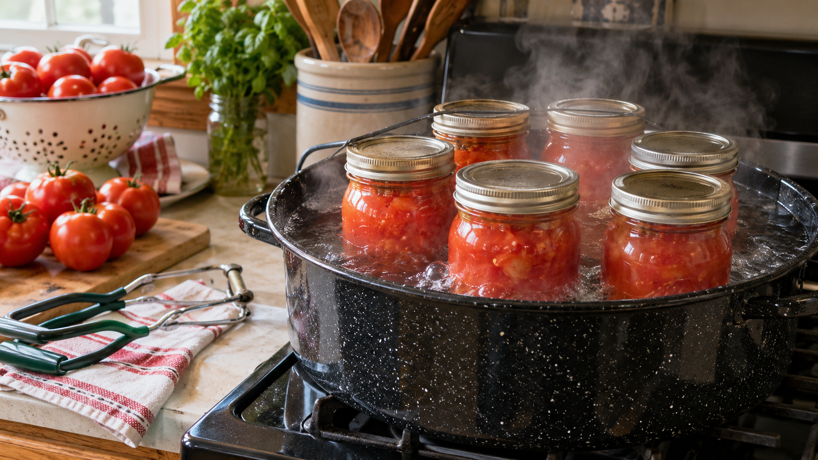 water-bath-canning-tomatoes-process