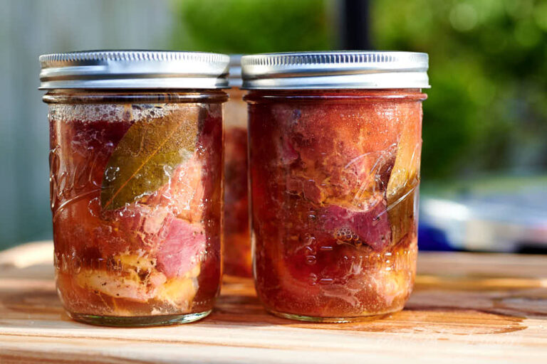 Canning Beef Meat in Pressure Canner Canned Meat