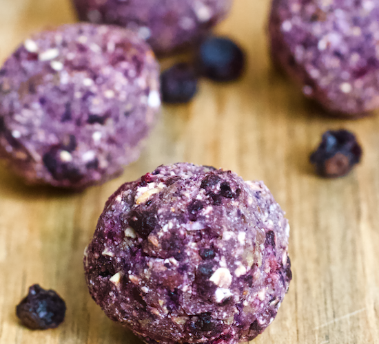 blueberry oat bites