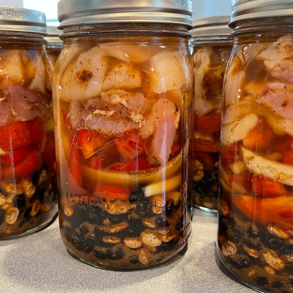 Canned Burrito in a Jar Raw Pack Meat or Meatless All My Favorite