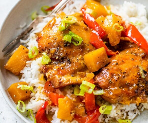 hawaiian chicken recipe pineapple over rice crockpot