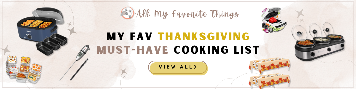 amf favorite things THANKSGIVING banner