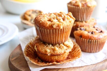 protein Banana bread muffins nut